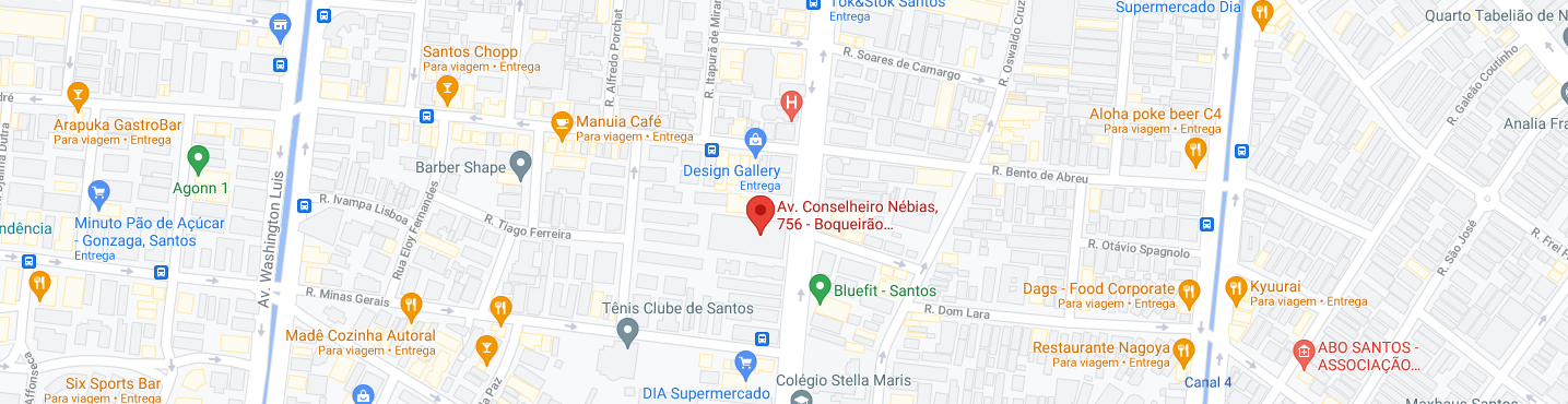 Imagem do mapa do consultório